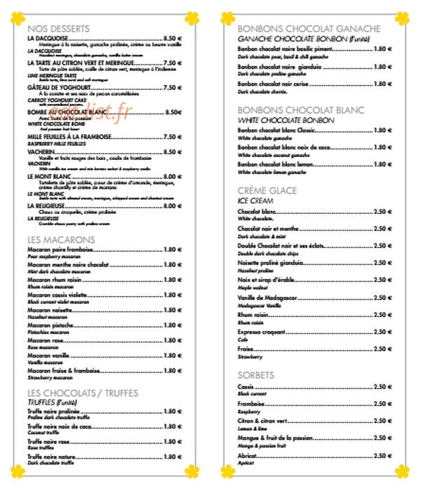 Les Boutons D'or — carte page 7