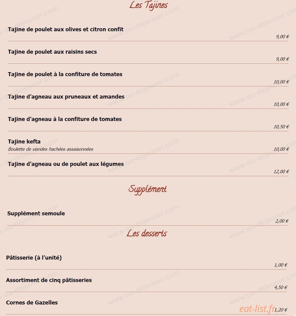 Les Gazelles — carte page 10