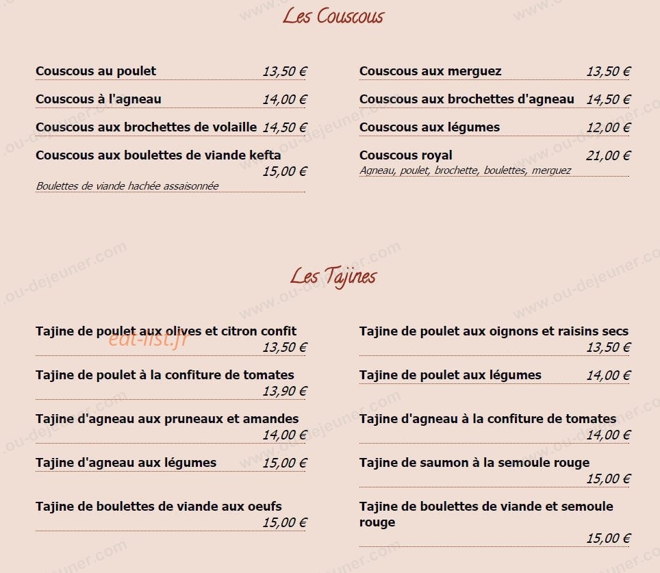 Les Gazelles — carte page 6