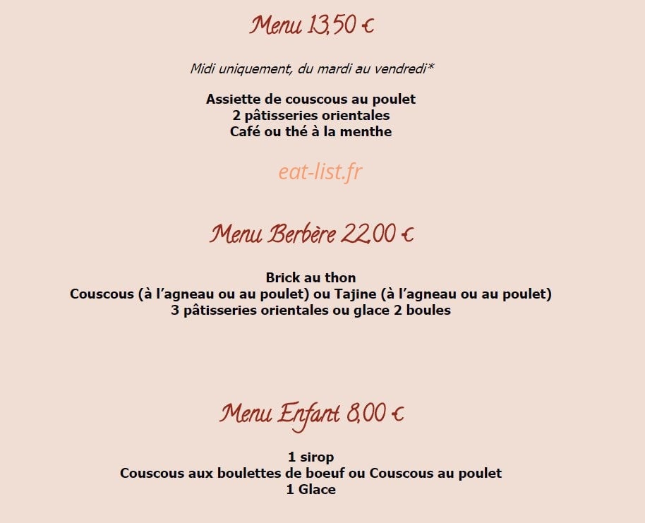 Les Gazelles — carte page 1