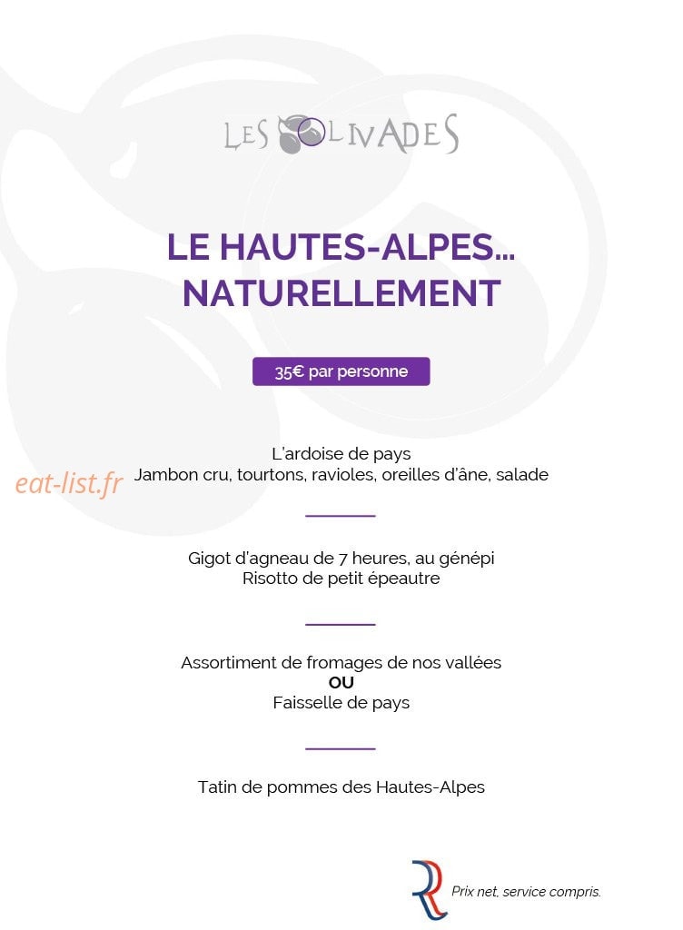 Les Olivades — carte page 2