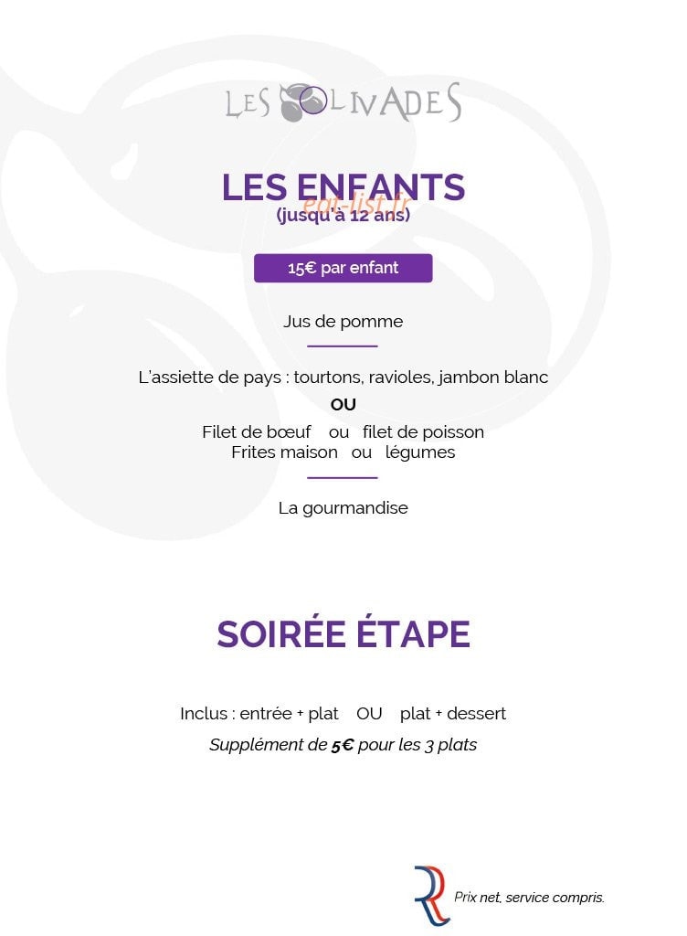 Les Olivades — carte page 3