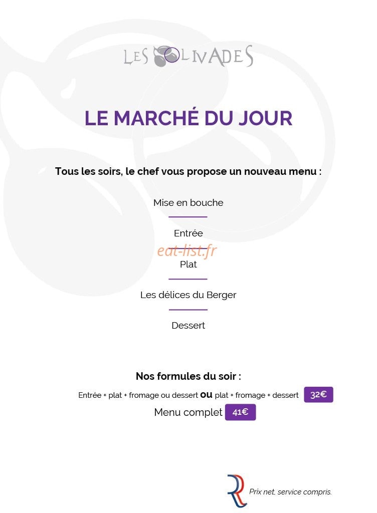 Les Olivades — carte page 5