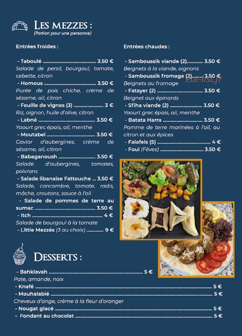 Mezzés and Ko — carte page 2