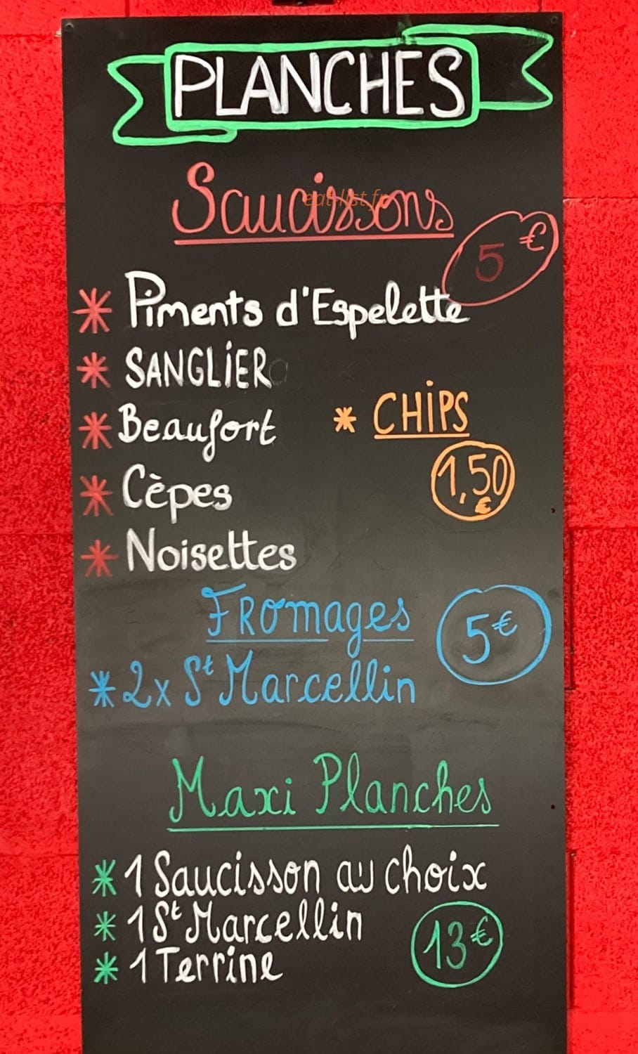 My Beers — carte page 1