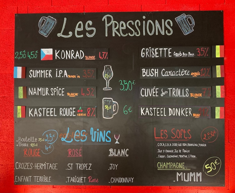 My Beers — carte page 4