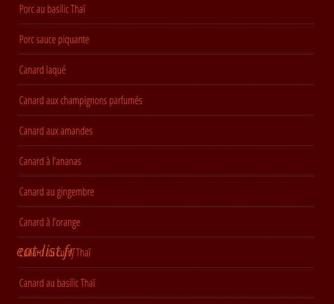 New SaÏgon — carte page 4