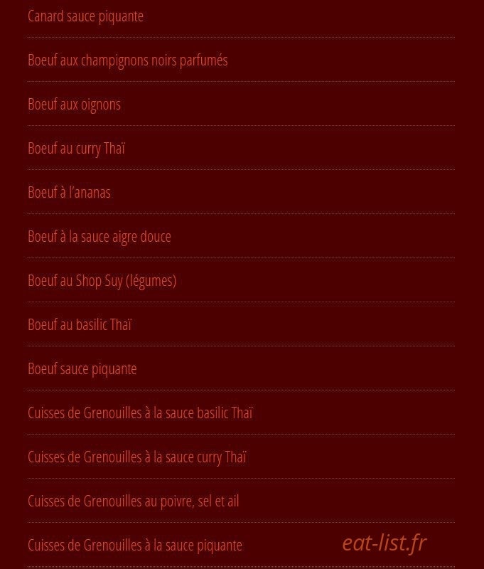 New SaÏgon — carte page 5