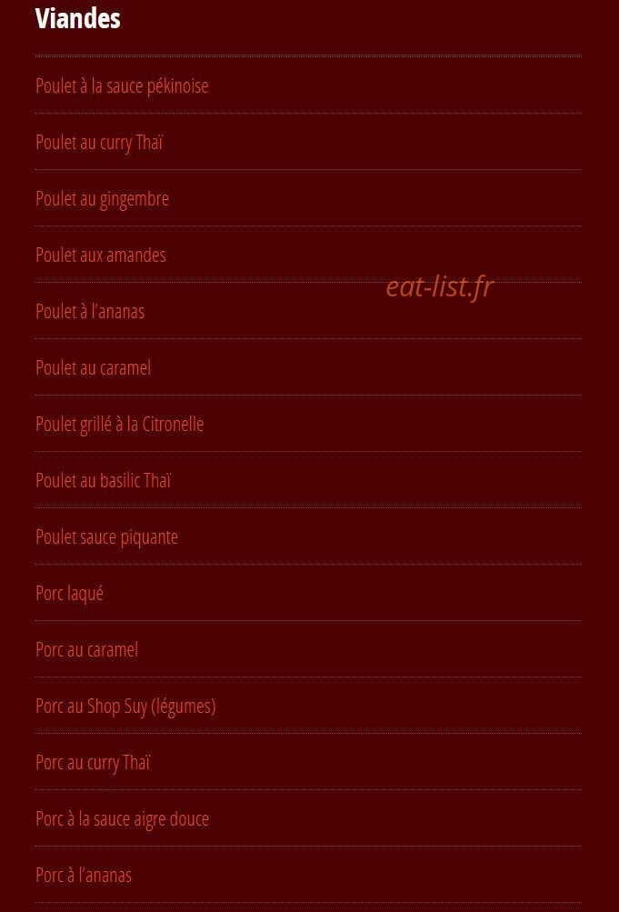 New SaÏgon — carte page 3