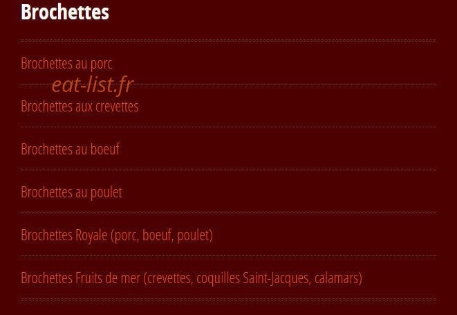 New SaÏgon — carte page 8