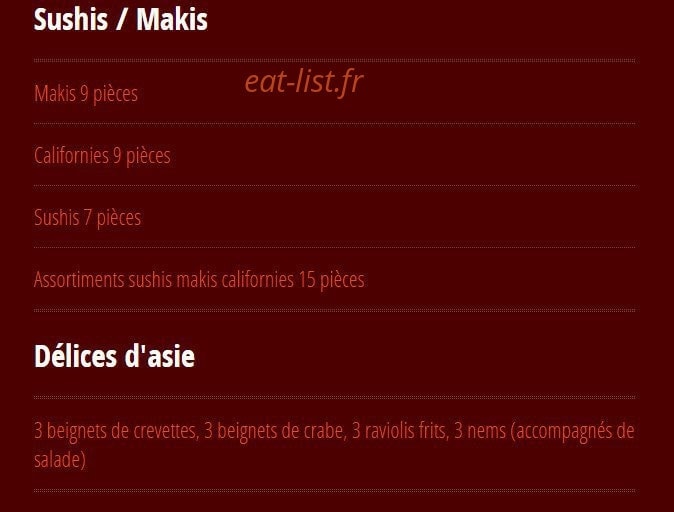 New SaÏgon — carte page 11