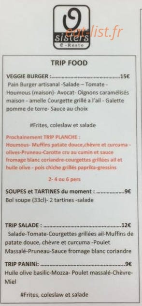 O’Sisters — carte page 2