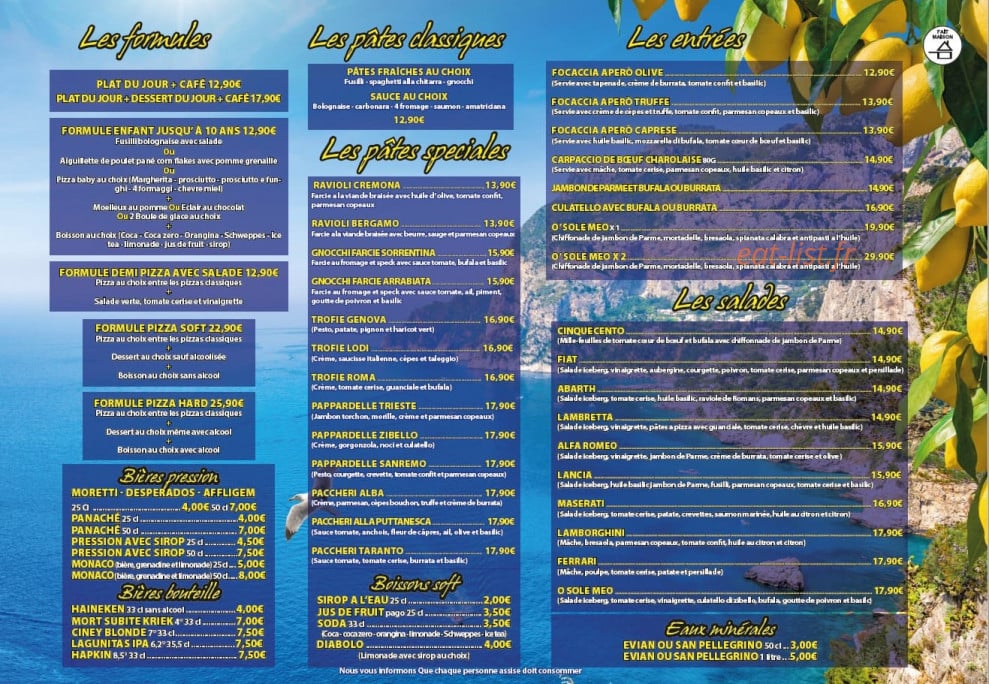 O'Sole Meo — carte page 2