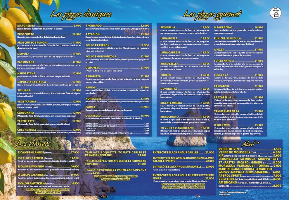 O'Sole Meo — carte page 1