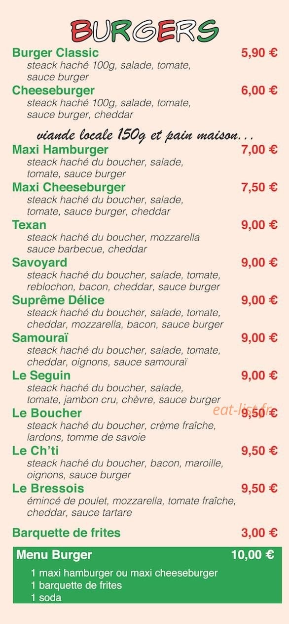 Pizza & Pasta — carte page 4