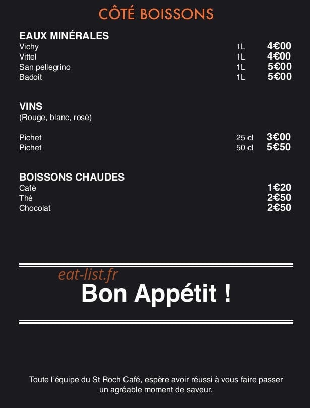 St Roch Café — carte page 5