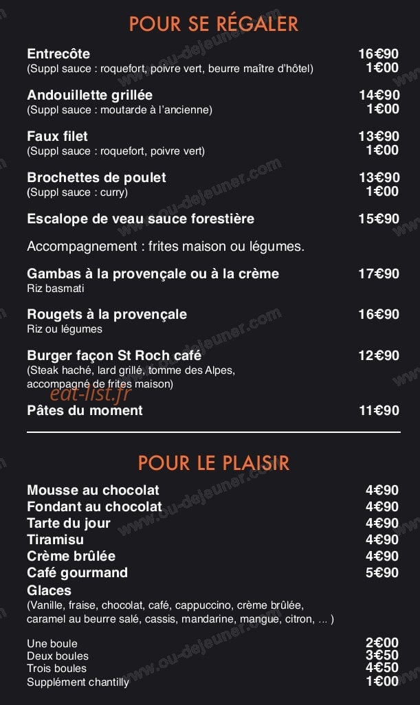 St Roch Café — carte page 3