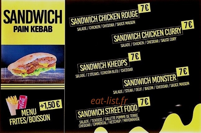 Street Food Company — carte page 3