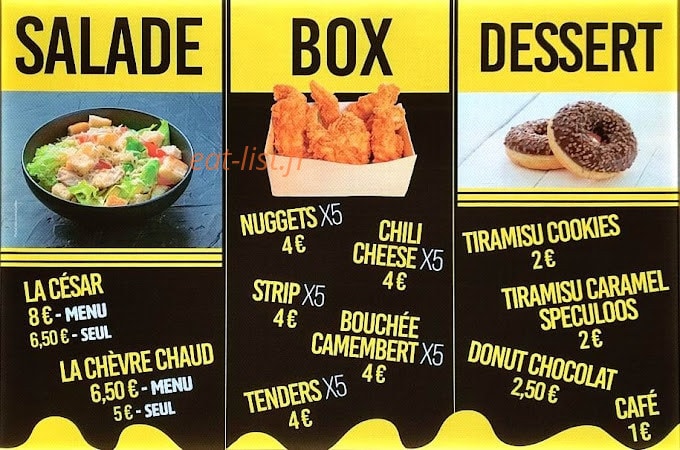 Street Food Company — carte page 4