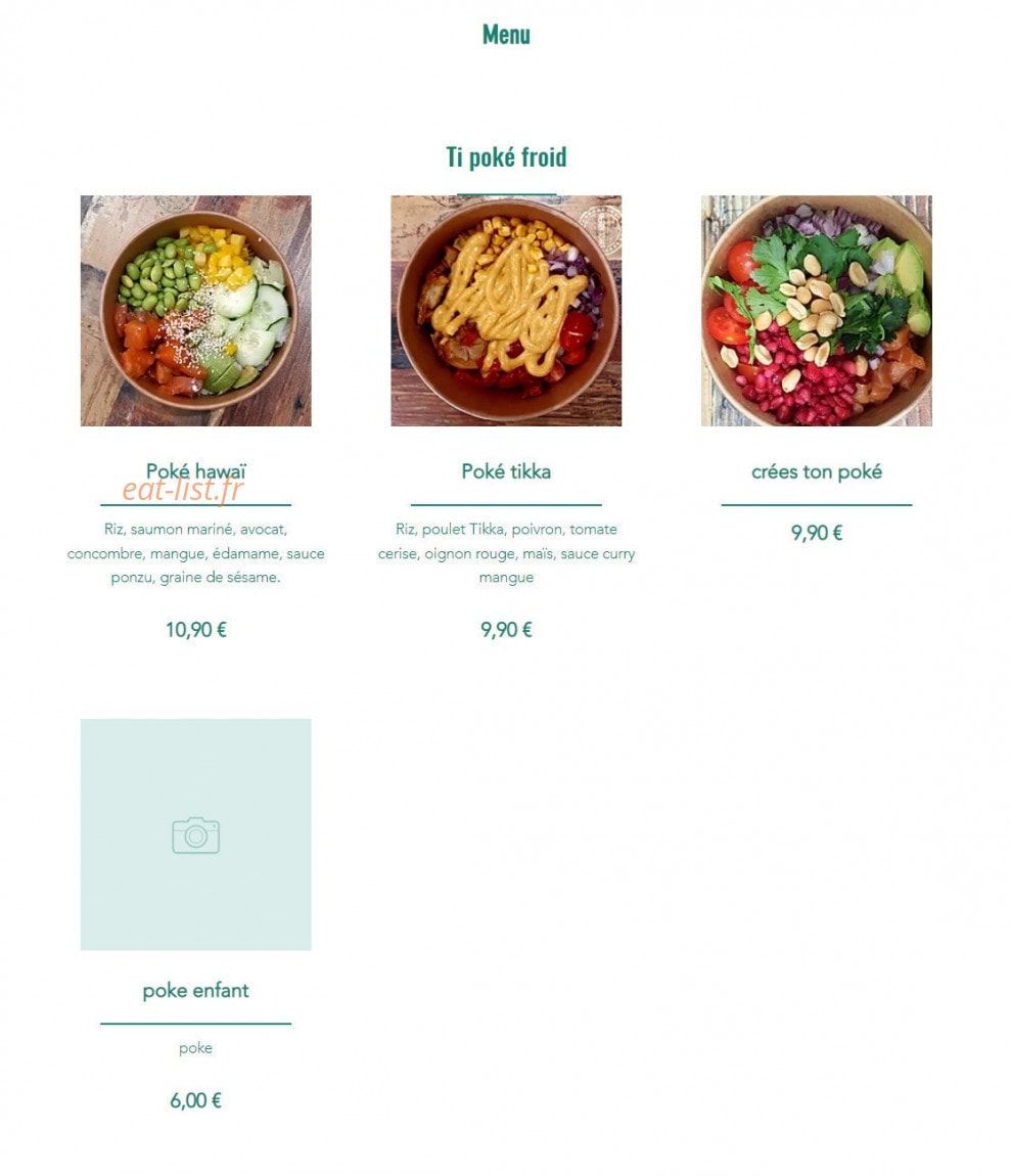 Tiki — carte page 1