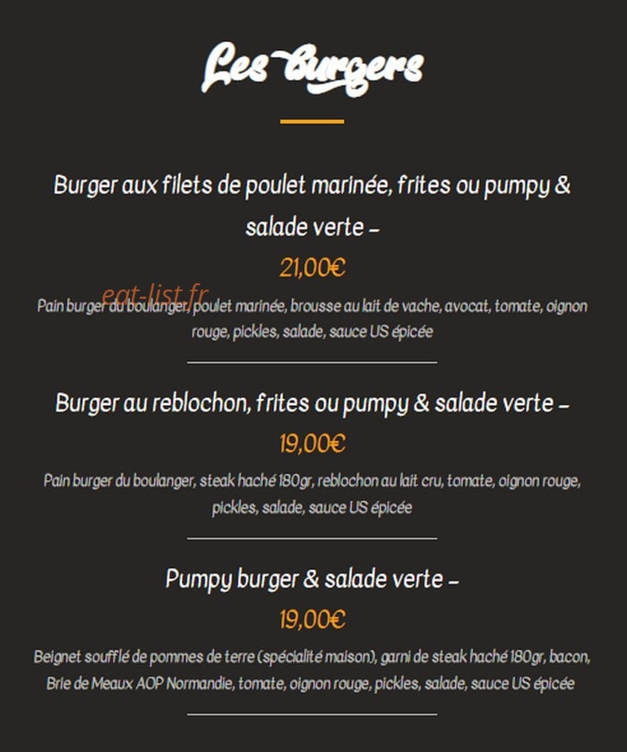 À Vos Papilles — carte page 6