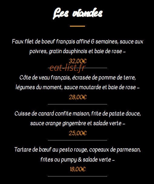 À Vos Papilles — carte page 5