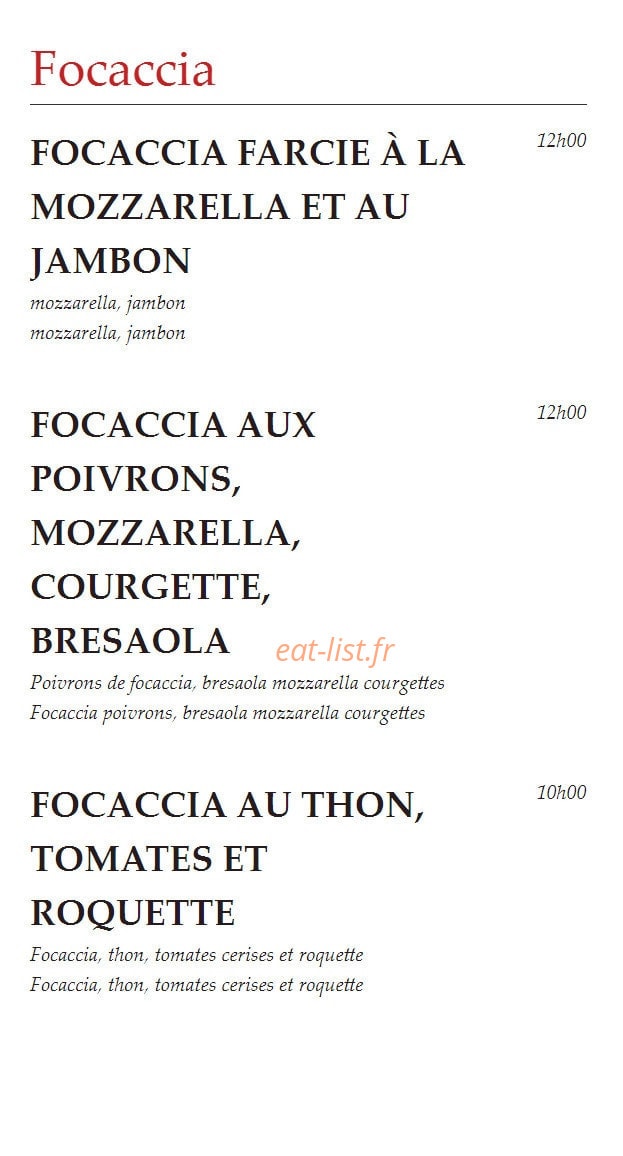 Capricciosa — carte page 9