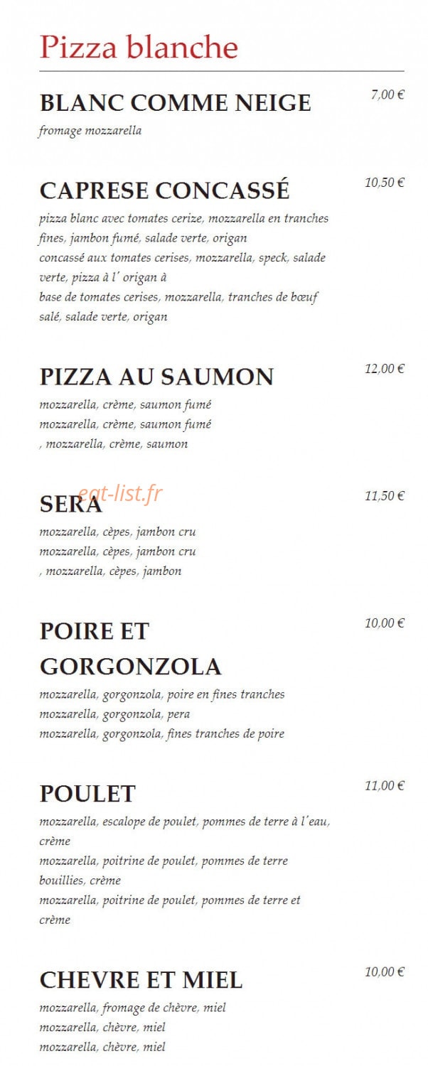 Capricciosa — carte page 7
