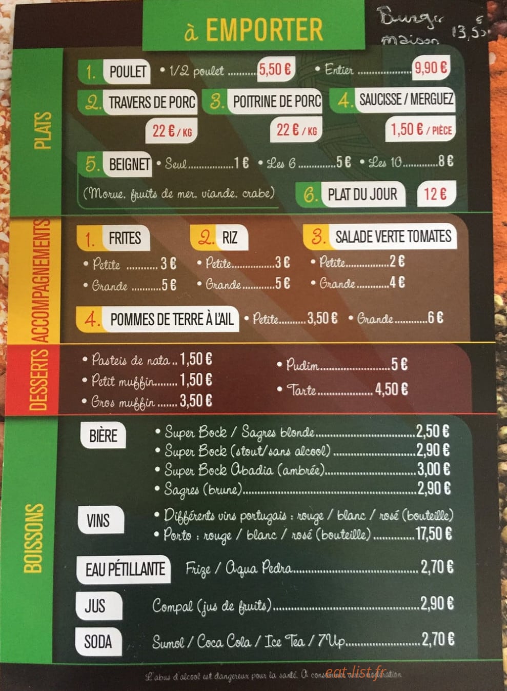 Casa Portugal — carte page 2