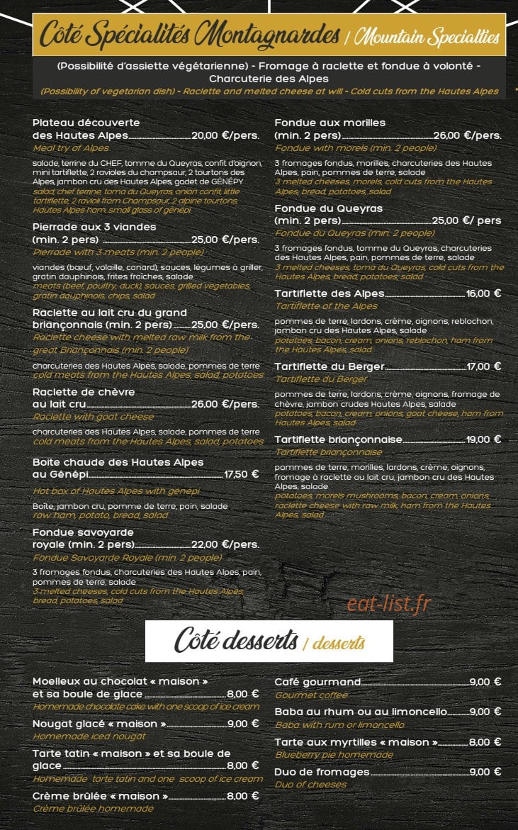 Le Carpe Diem — carte page 6