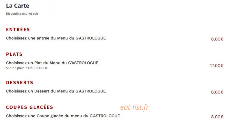 Le gastrologue — carte page 3