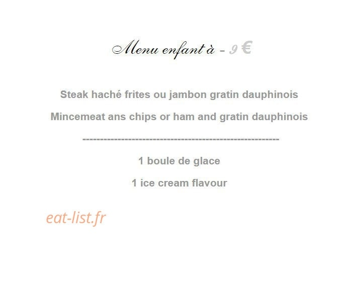 Le Gavroche — carte page 2