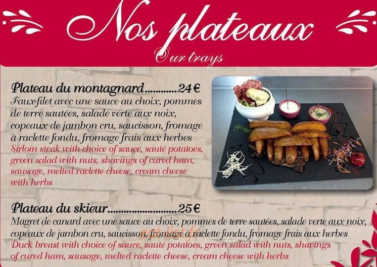 Le Gavroche — carte page 15