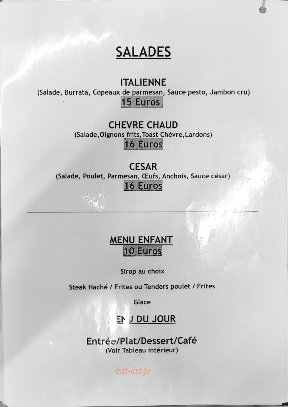 Le Half-Time piscine — carte page 4