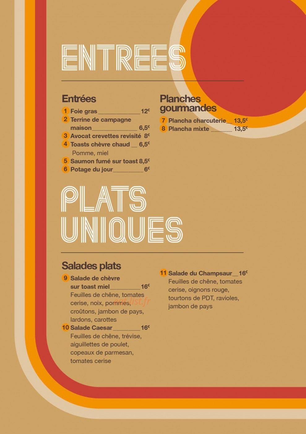 Le Plan B — carte page 1