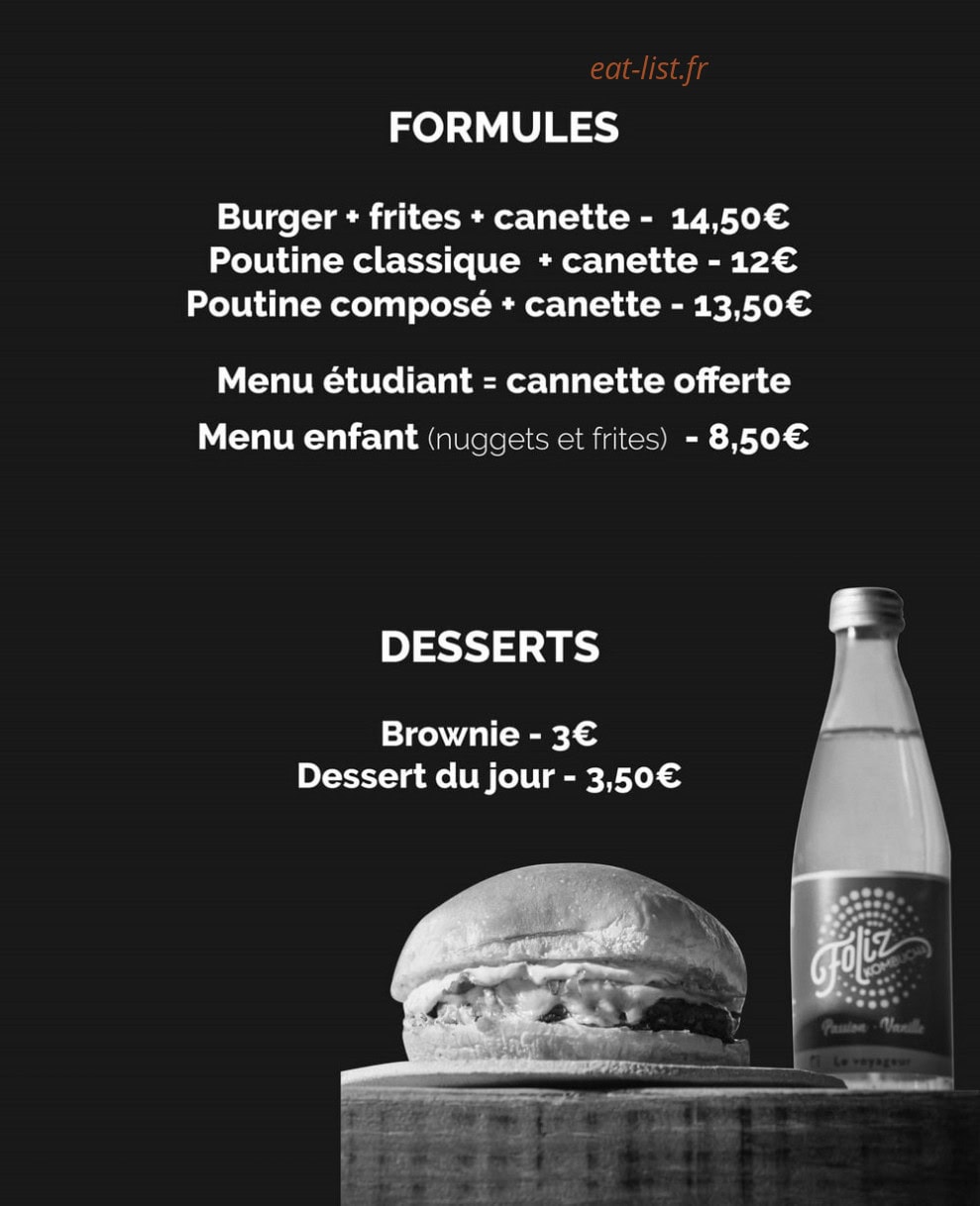 Local burger — carte page 4
