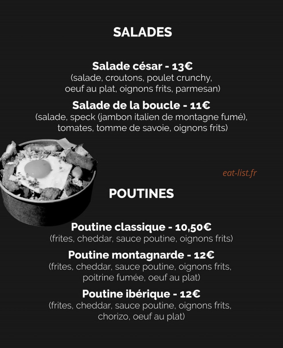 Local burger — carte page 3