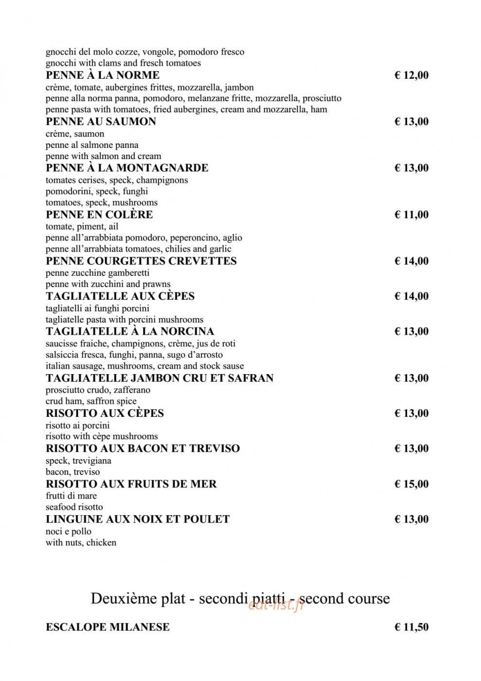 Mamma Mia — carte page 4