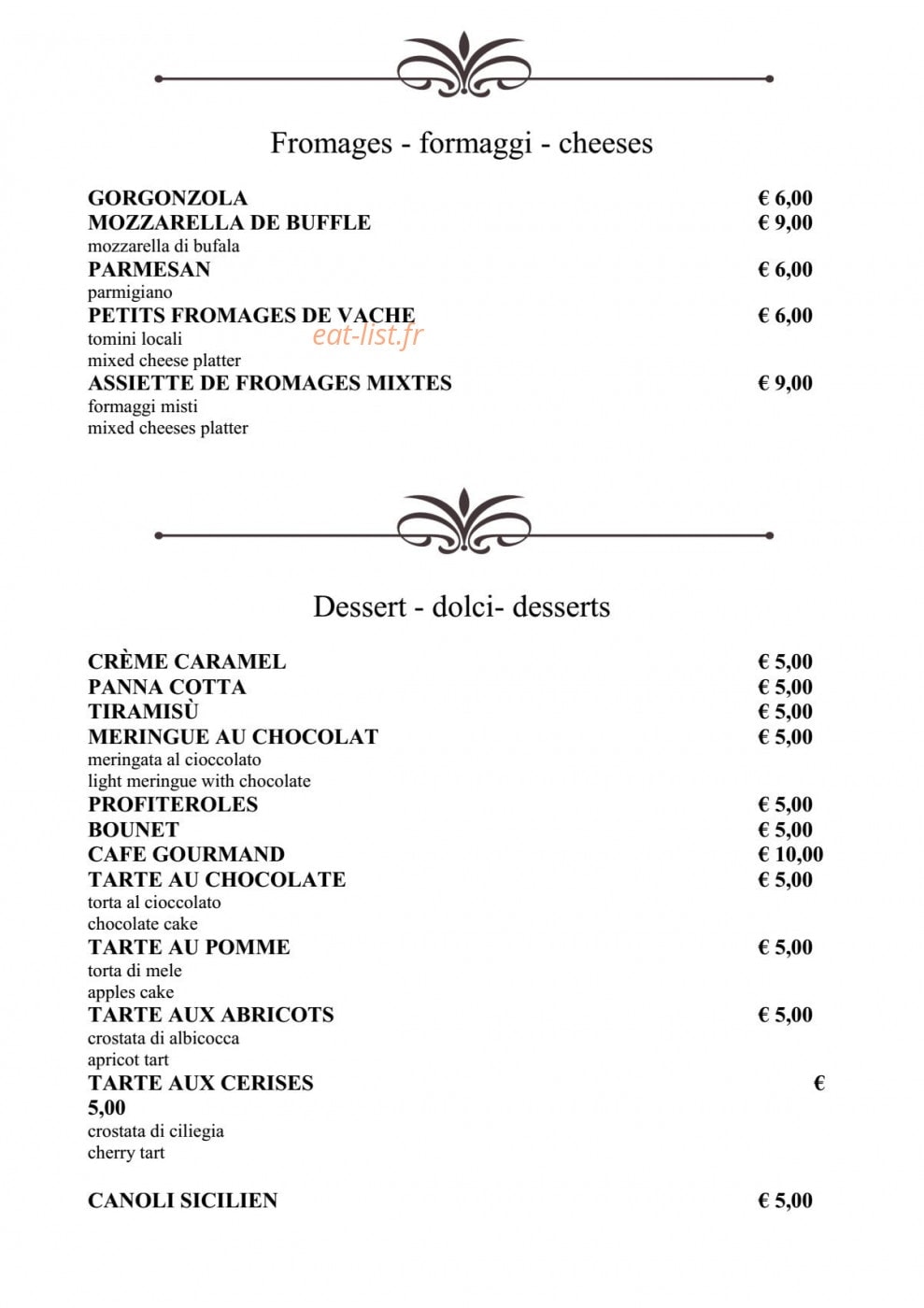 Mamma Mia — carte page 8