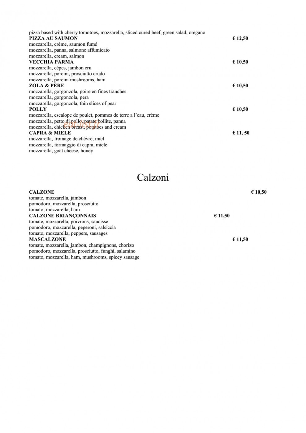 Mamma Mia — carte page 15