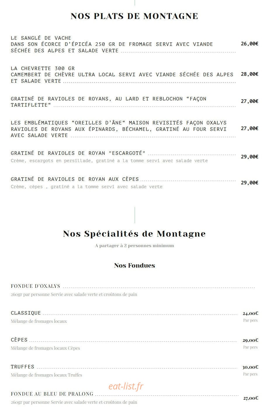 Oxalys — carte page 2