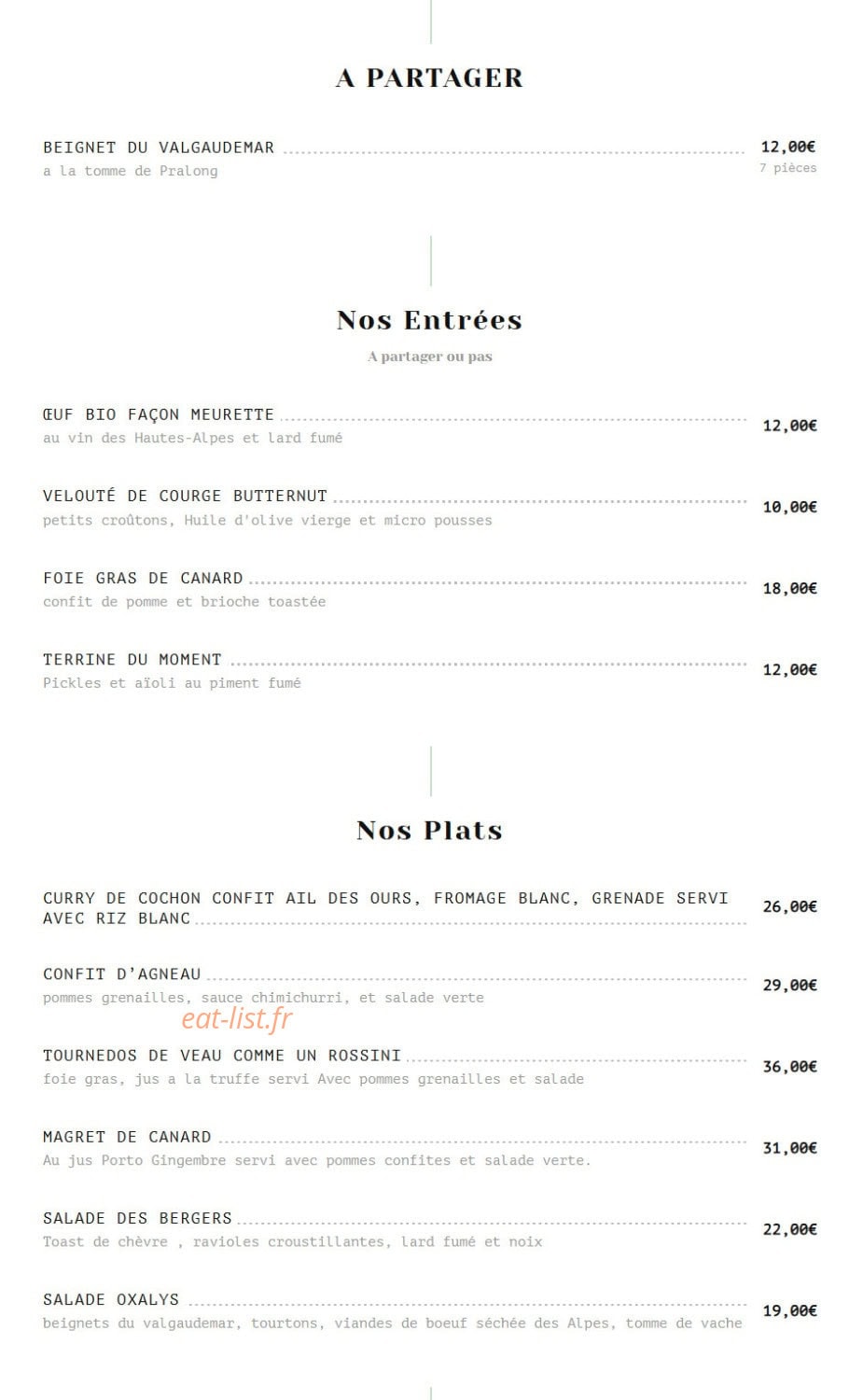 Oxalys — carte page 1