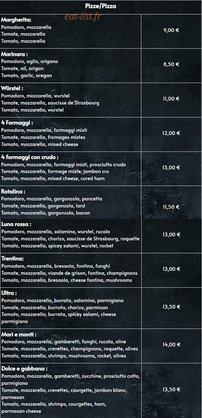 Tiramisu — carte page 3