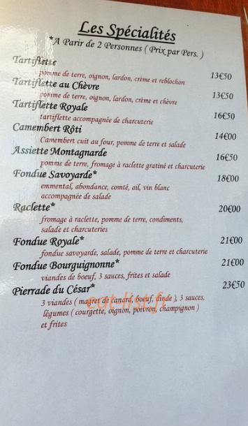 Caesar's — carte page 1