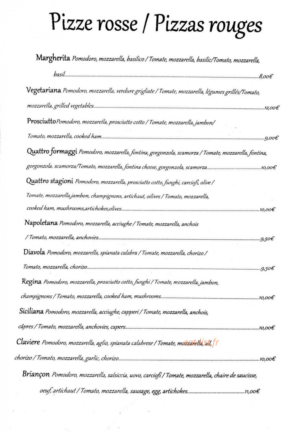 Le Capitaine — carte page 2