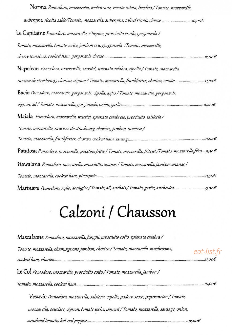 Le Capitaine — carte page 3