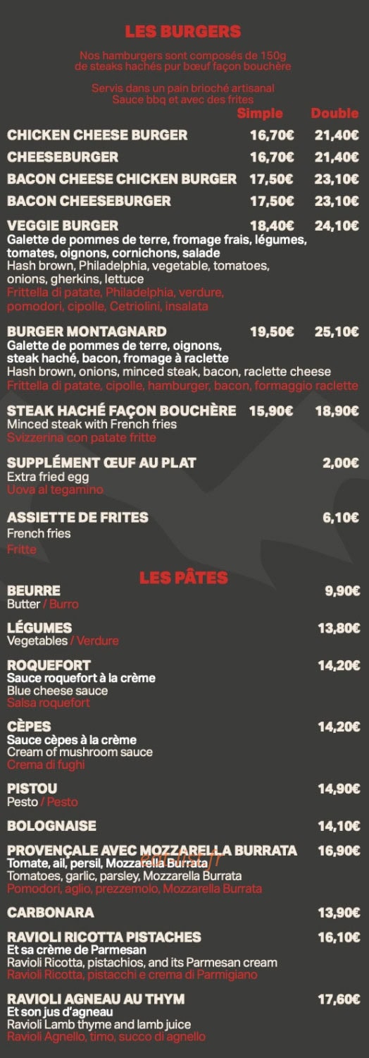 Le Graal Café — carte page 3