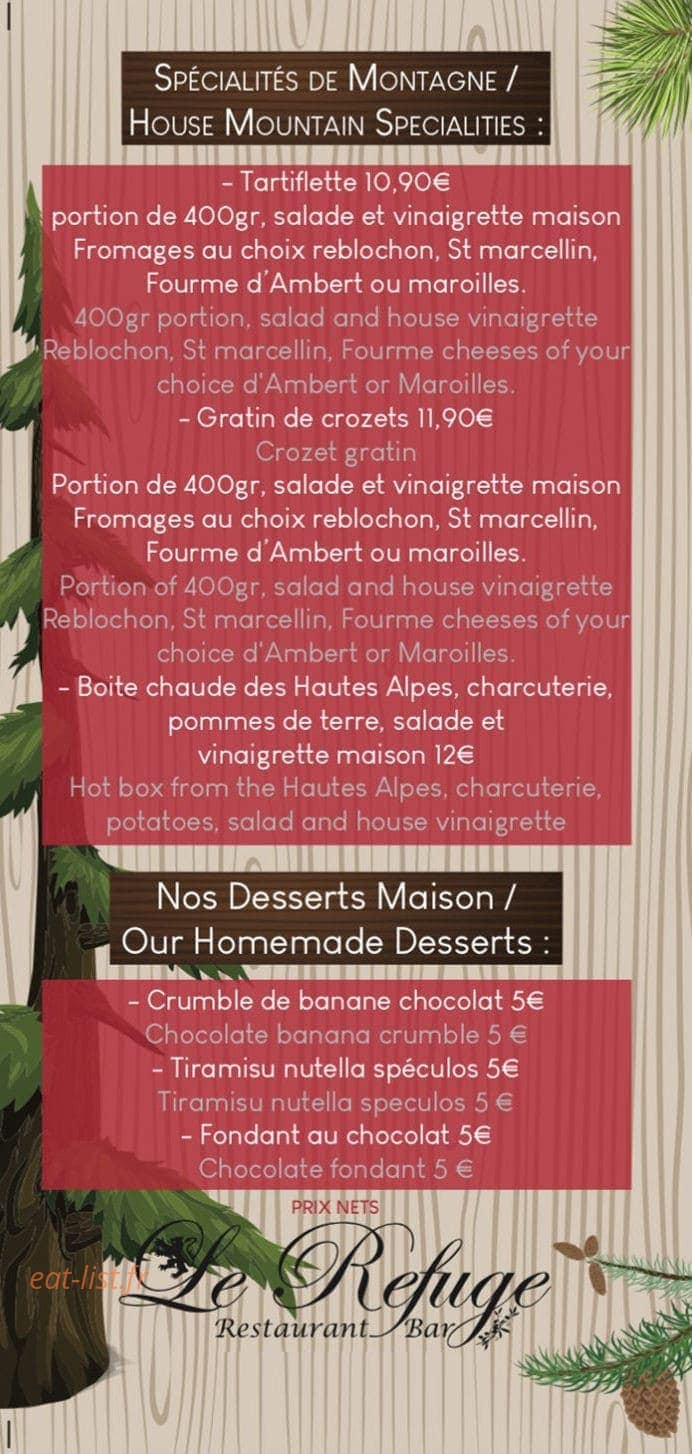 Le refuge — carte page 4