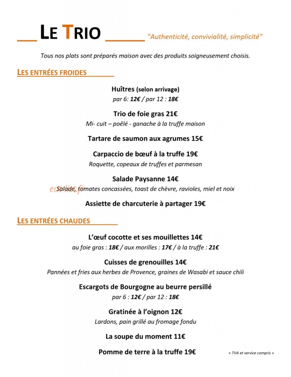 Le trio — carte page 4