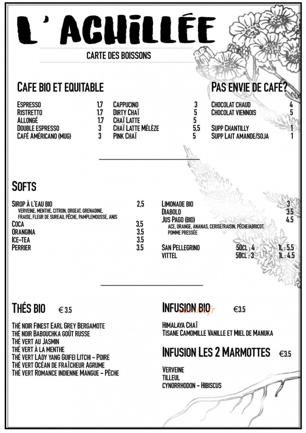 L'Achillée — carte page 4